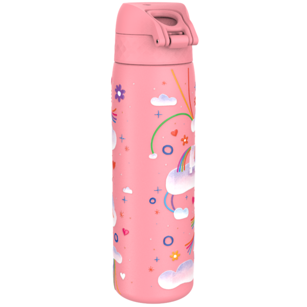 Butelka ION8 Single Wall I8SS600PPUNIRAIN Unicorn Rainbow