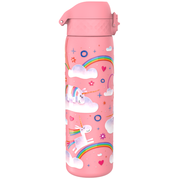 Butelka ION8 Single Wall I8SS600PPUNIRAIN Unicorn Rainbow