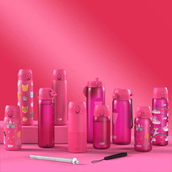 Wymienna pokrywa do butelek ION8 I8RLIDSMLPIN Small PINK