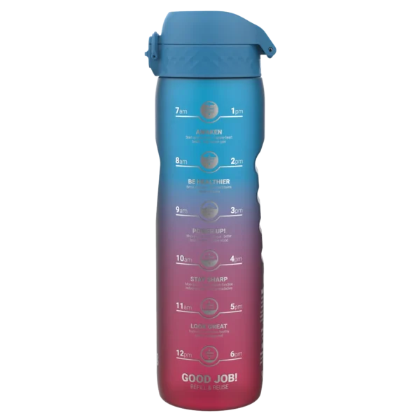 Butelka Ion8 Bpa Free I8rf1000pbpmot Gradient Blue Pink Motivator